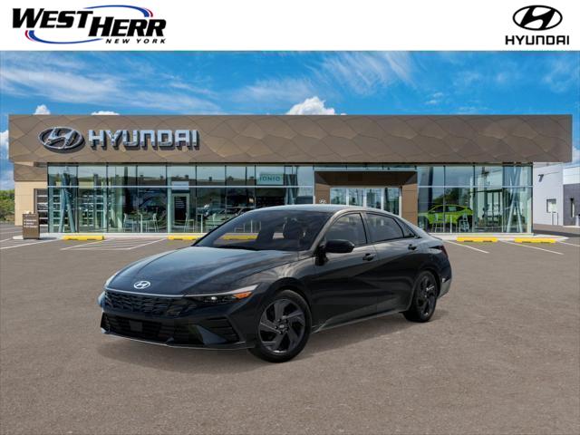 Abyss Black 2026 Hyundai Elantra Sedan Front-Wheel Drive Continuously Variable Transmission