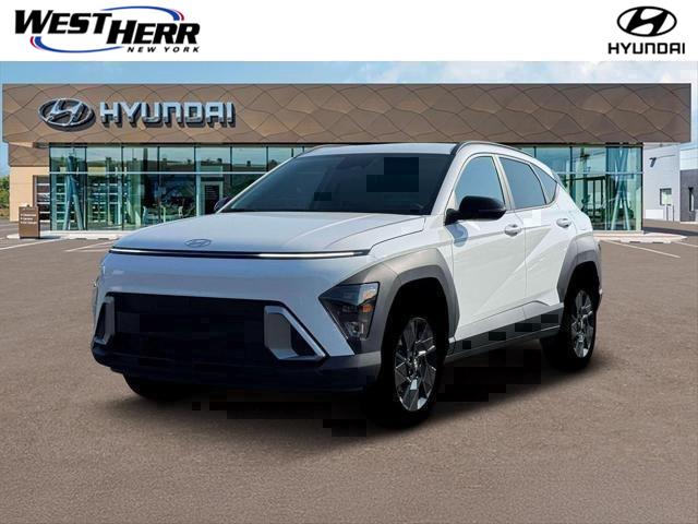 Atlas White 2026 Hyundai Kona SUV / Crossover All-Wheel Drive Continuously Variable Transmission