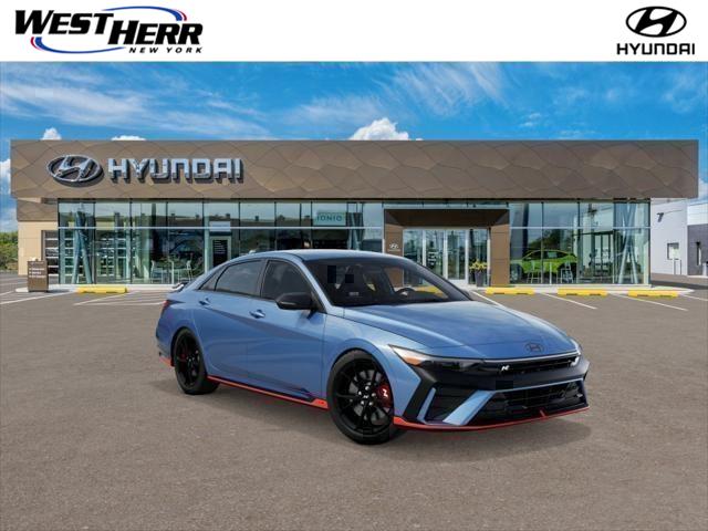 Performance Blue 2026 Hyundai Elantra N Sedan Front-Wheel Drive Manual