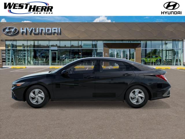 Abyss Black 2026 Hyundai Elantra Sedan Front-Wheel Drive Continuously Variable Transmission