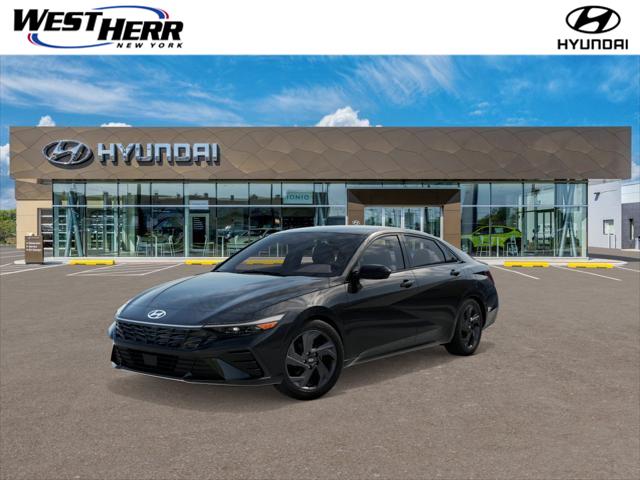 Abyss Black 2026 Hyundai Elantra Sedan Front-Wheel Drive Continuously Variable Transmission