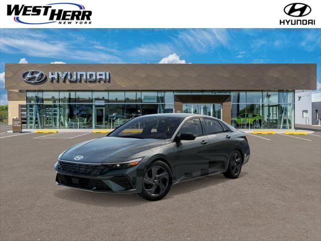 Amazon Gray 2026 Hyundai Elantra Sedan Front-Wheel Drive Continuously Variable Transmission