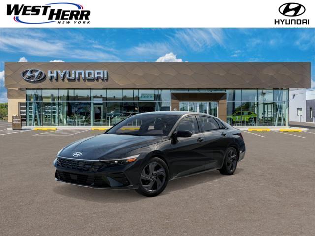 Abyss Black 2026 Hyundai Elantra Sedan Front-Wheel Drive Continuously Variable Transmission