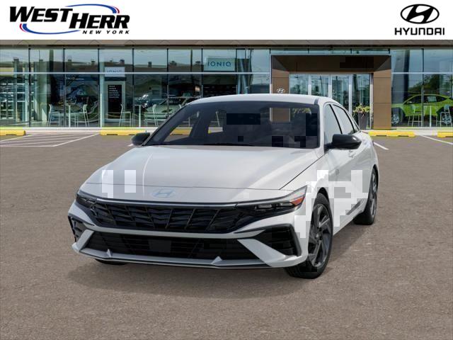 Serenity White 2026 Hyundai Elantra Sedan Front-Wheel Drive Continuously Variable Transmission