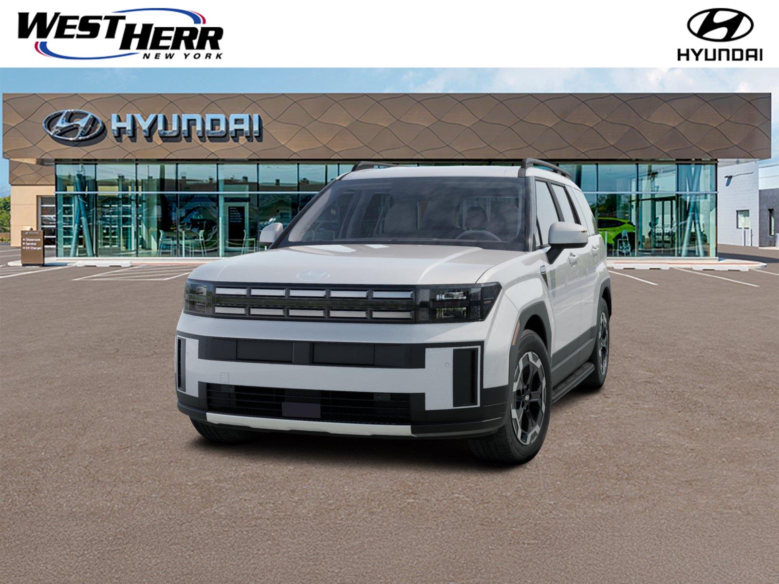 Serenity White 2027 Hyundai Santa Fe SUV / Crossover All-Wheel Drive Automatic