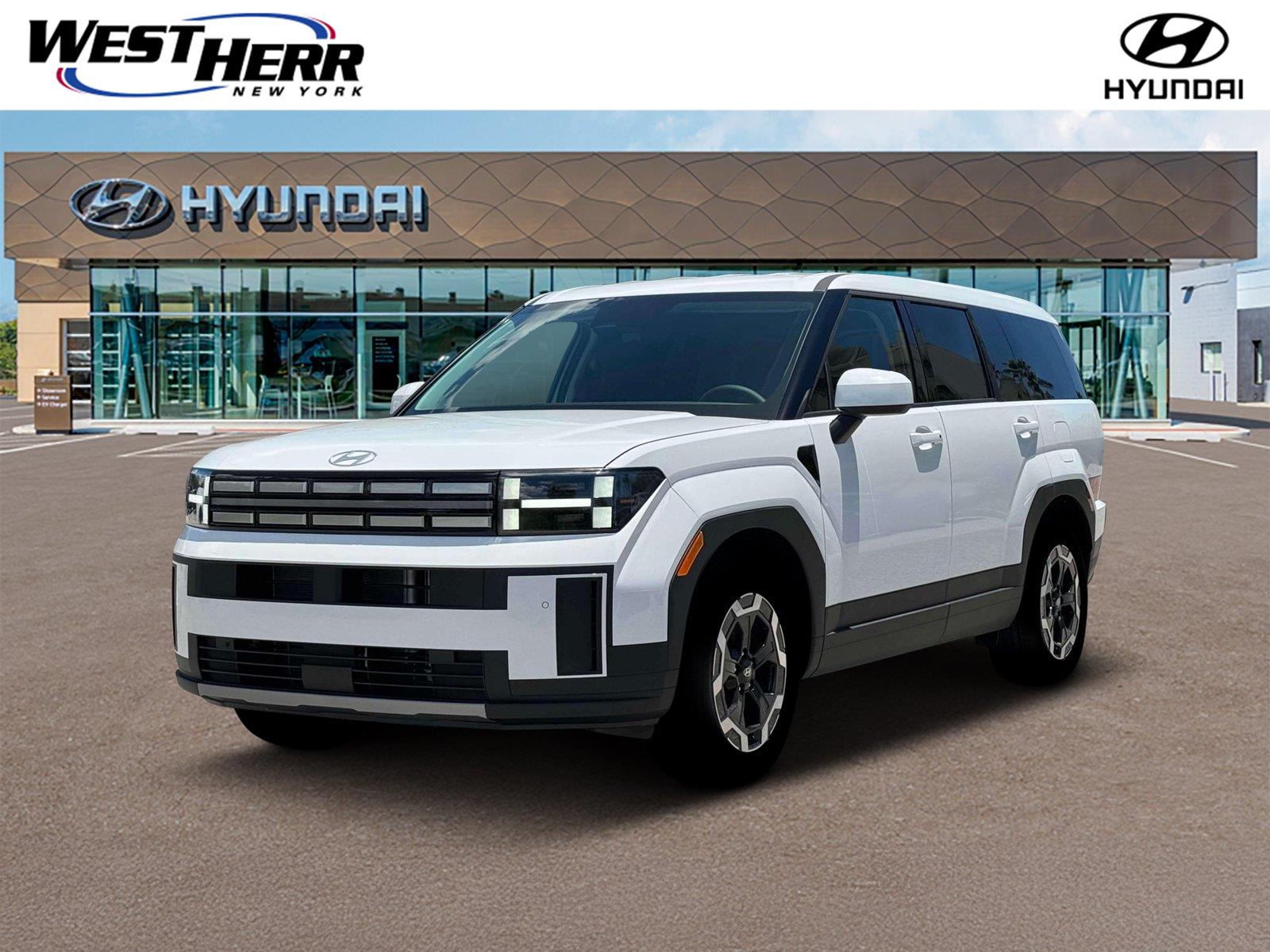 Serenity White 2026 Hyundai Santa Fe SUV / Crossover All-Wheel Drive Automatic