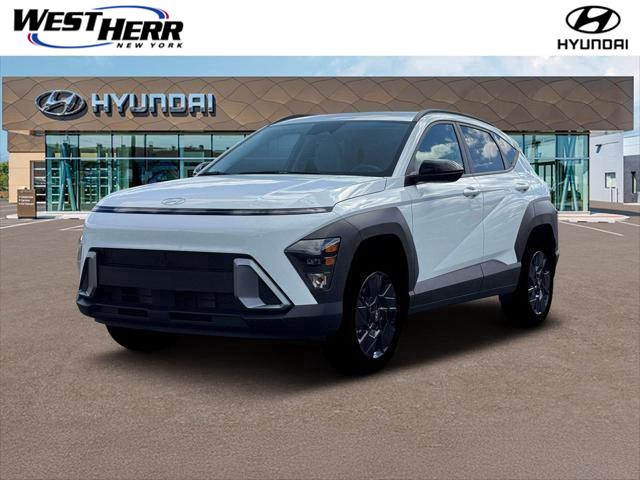 Atlas White 2026 Hyundai Kona SUV / Crossover All-Wheel Drive Continuously Variable Transmission