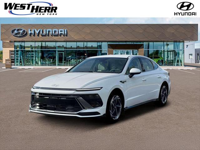 Serenity White 2026 Hyundai Sonata Sedan Front-Wheel Drive 8-Speed Automatic