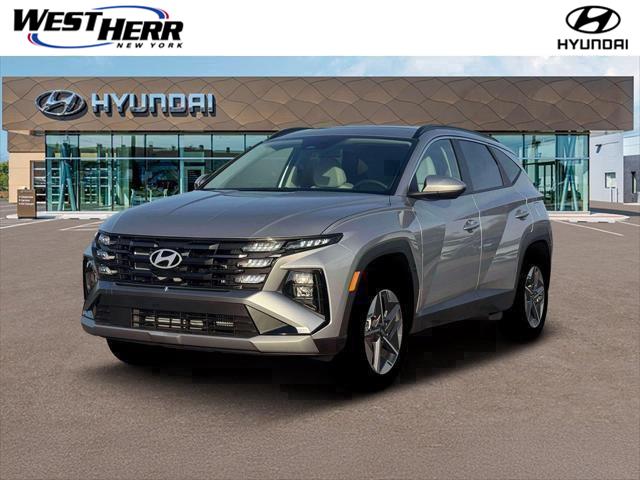 Shimmering Silver 2026 Hyundai Tucson Hybrid SUV / Crossover All-Wheel Drive Automatic