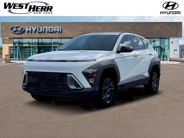 Atlas White 2026 Hyundai Kona SUV / Crossover All-Wheel Drive Continuously Variable Transmission