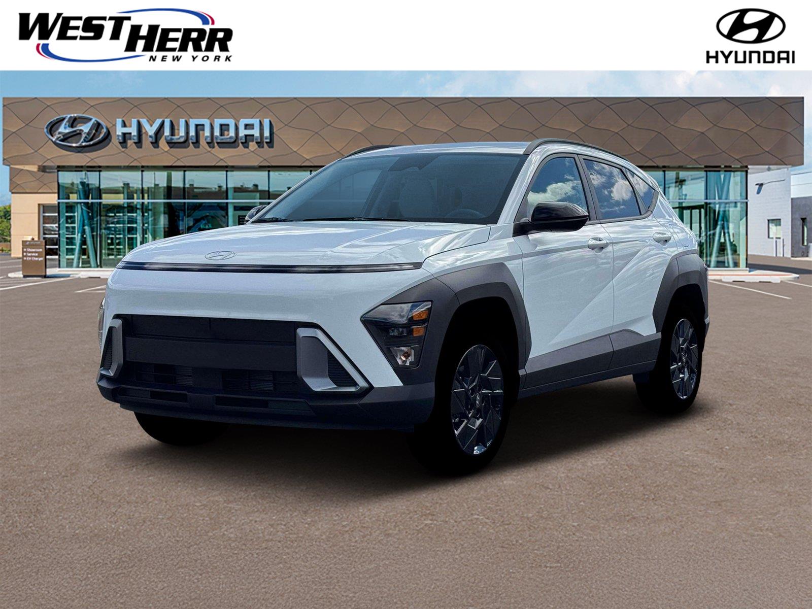 Atlas White 2026 Hyundai Kona SUV / Crossover All-Wheel Drive Continuously Variable Transmission