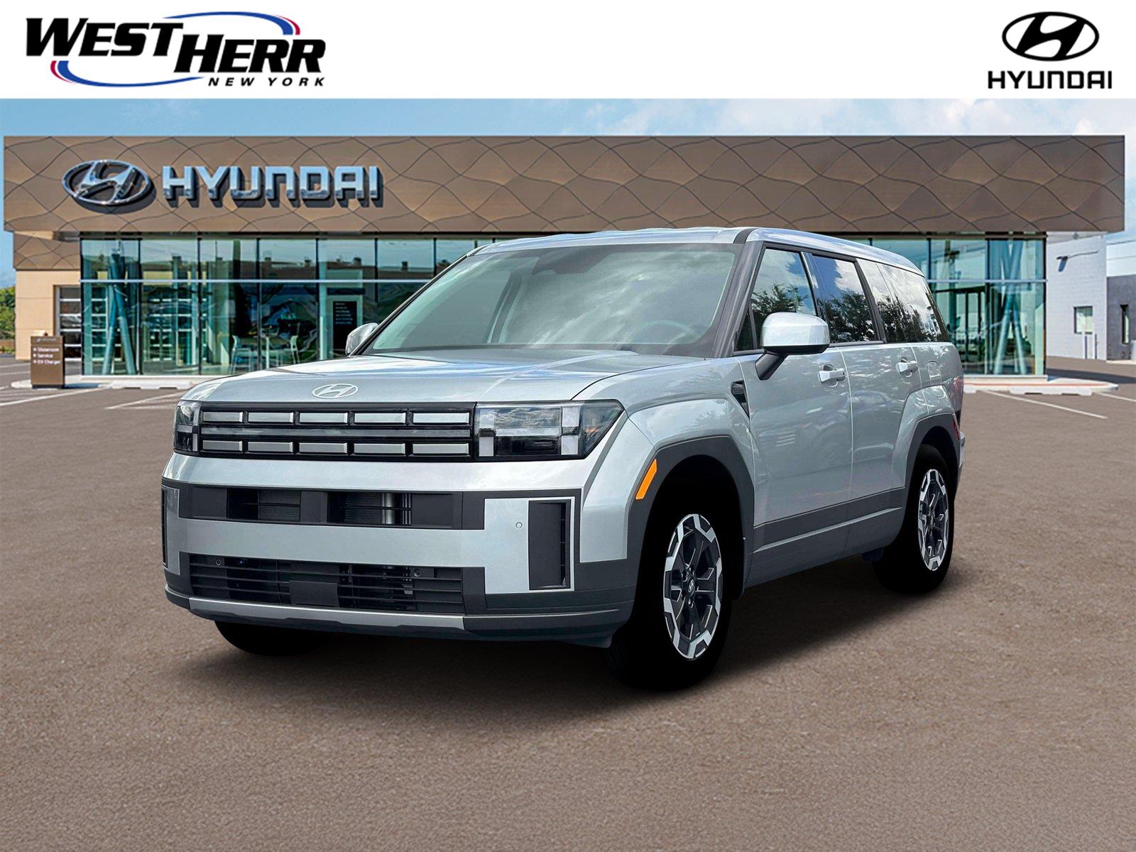 Shimmering Silver Pearl 2026 Hyundai Santa Fe SUV / Crossover All-Wheel Drive 8-Speed Automatic