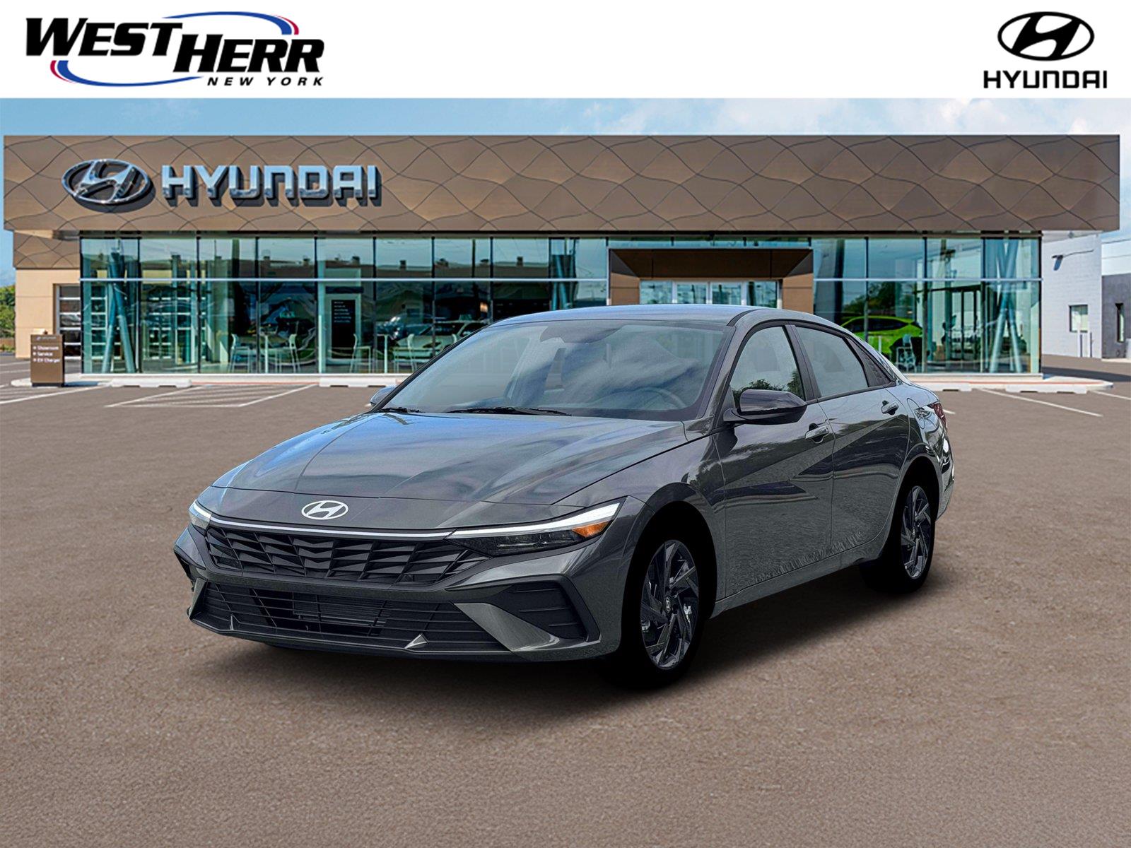 Amazon Gray 2026 Hyundai Elantra Sedan Front-Wheel Drive Continuously Variable Transmission