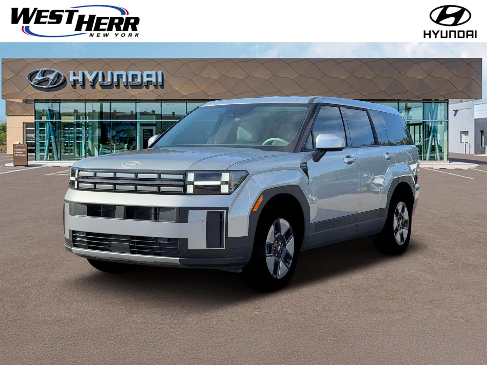 Shimmering Silver 2026 Hyundai Santa Fe Hybrid SUV / Crossover All-Wheel Drive 6-Speed Automatic