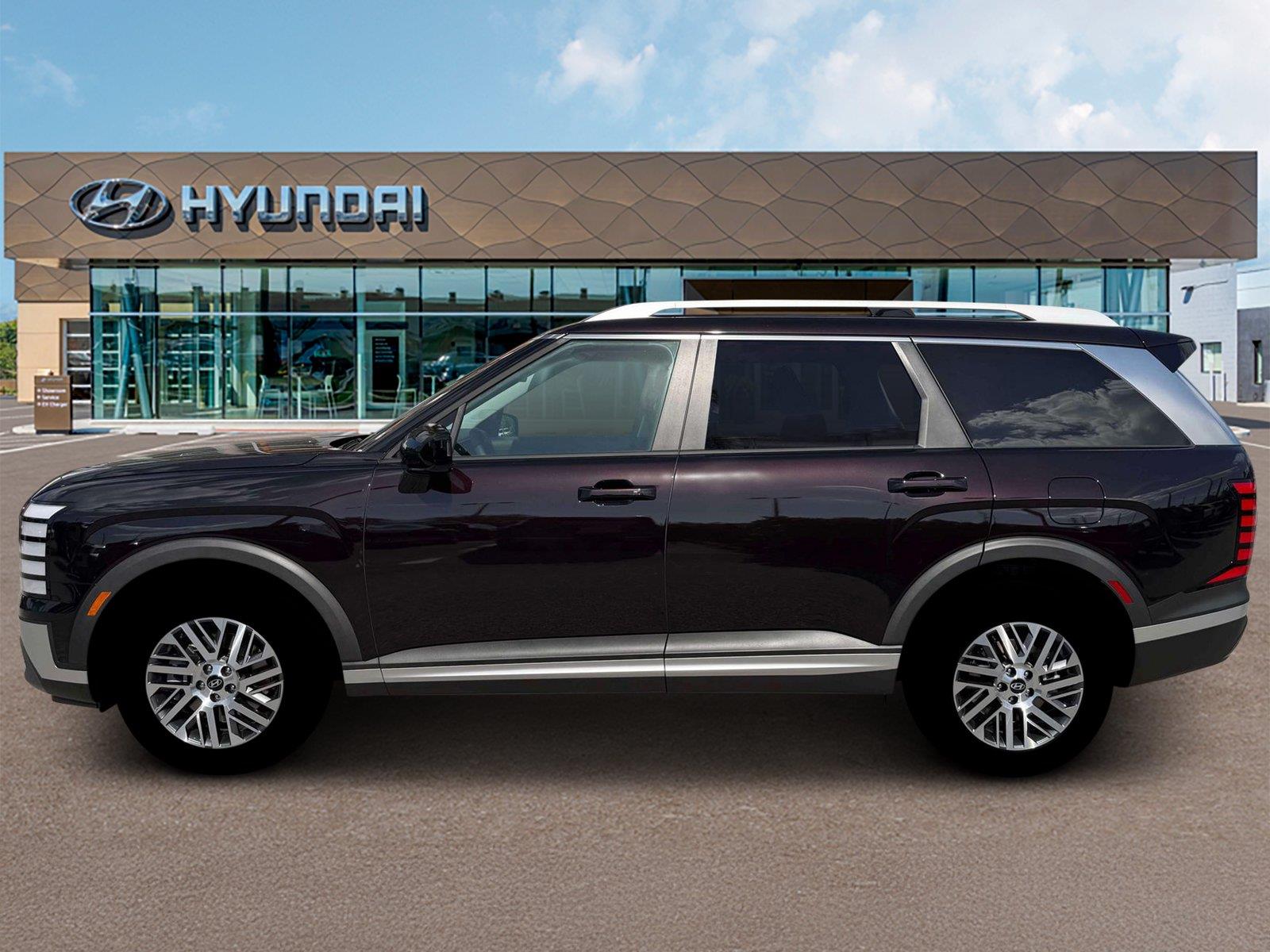 New 2026 Galaxy Maroon Pearl Hyundai SEL 7P image 3