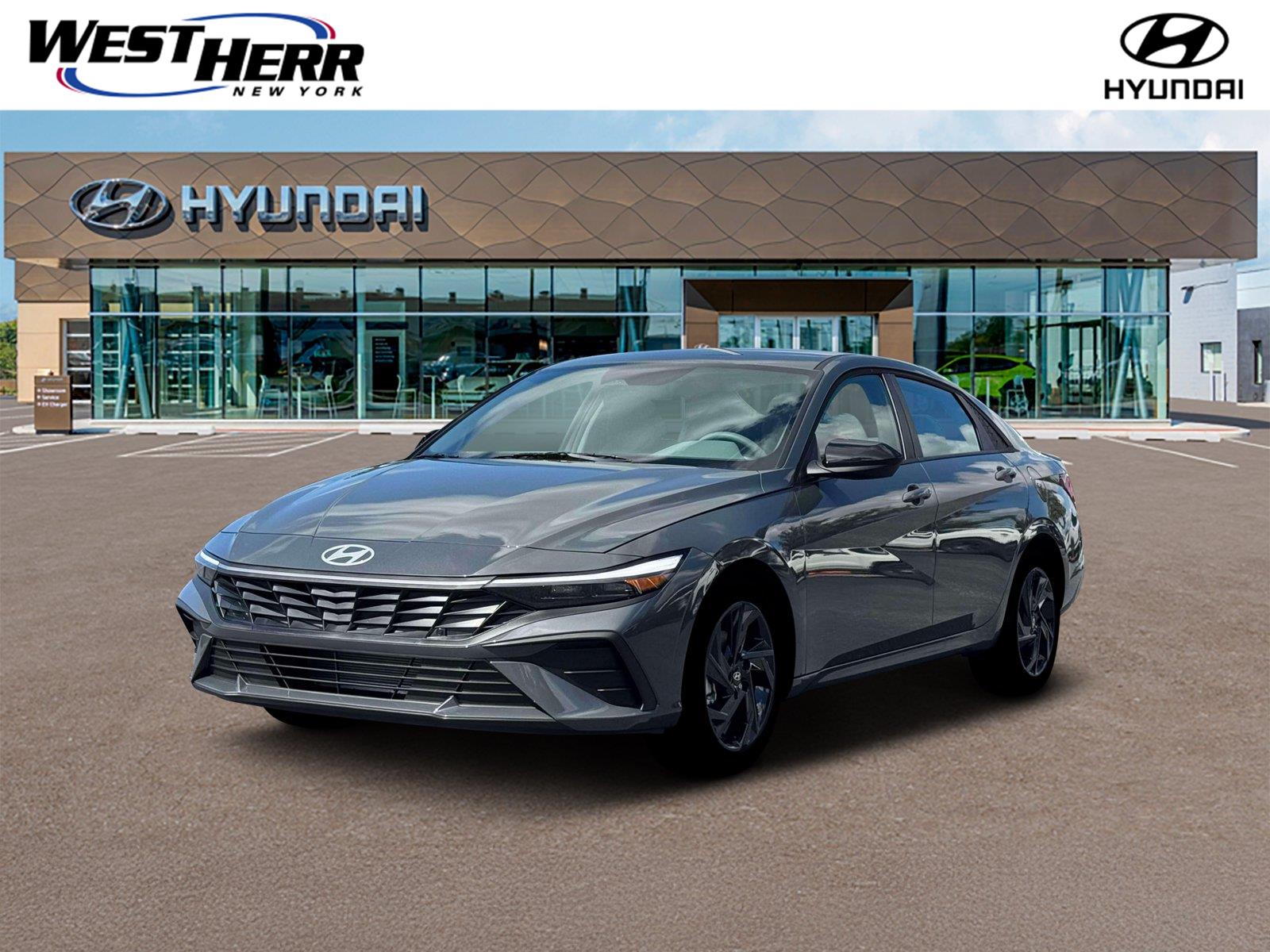 Ecotronic Gray 2026 Hyundai Elantra Sedan Front-Wheel Drive Continuously Variable Transmission