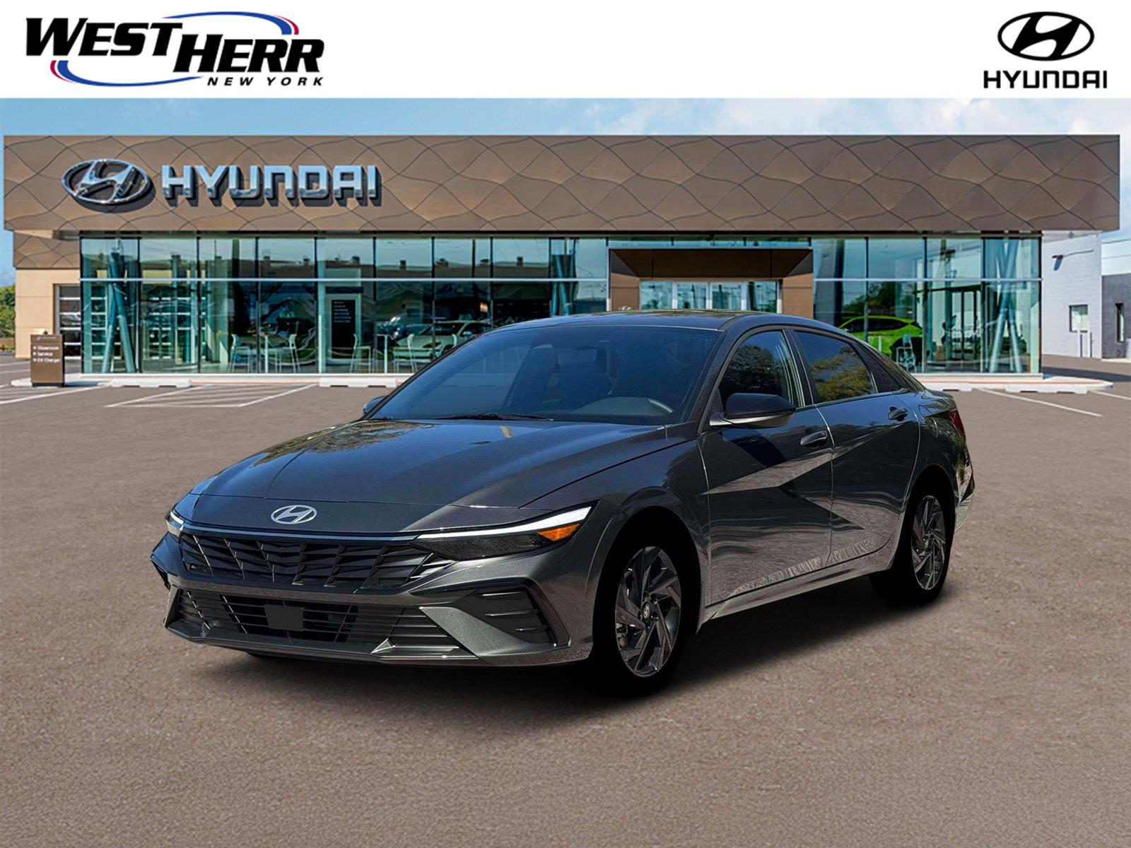 Amazon Gray 2026 Hyundai Elantra Sedan Front-Wheel Drive Continuously Variable Transmission