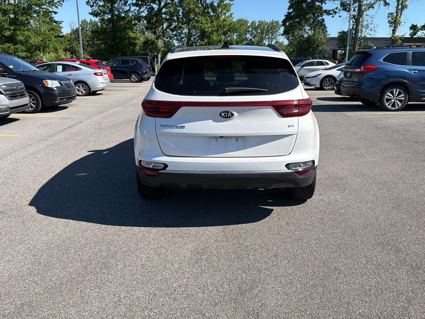 Used 2020 Snow White Pearl Kia EX image 5