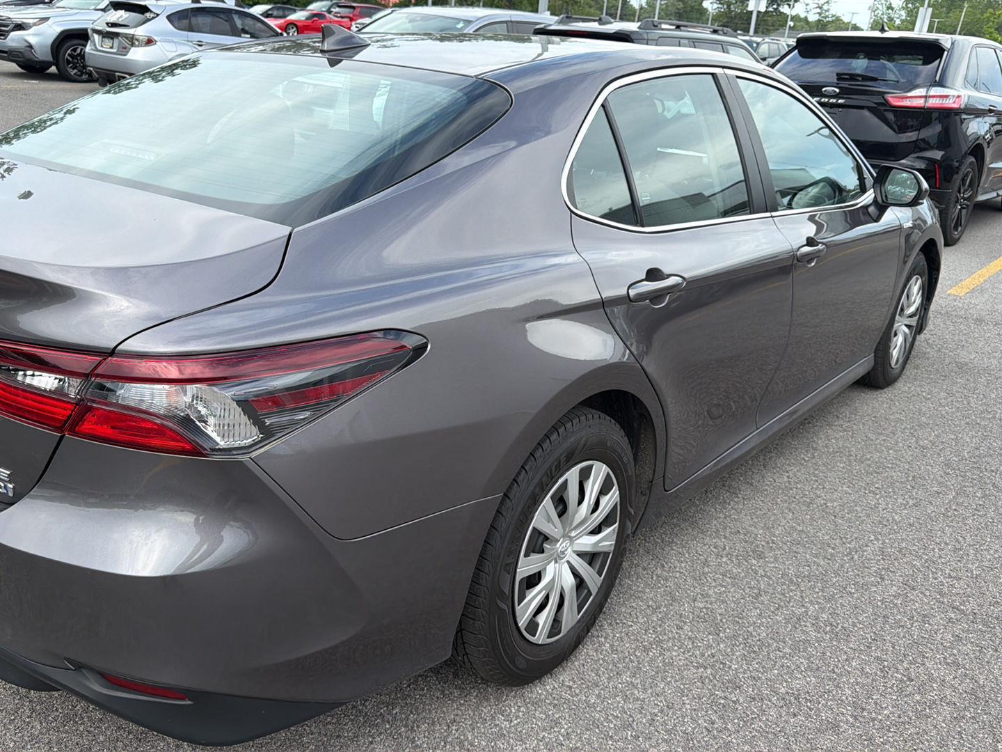 Used 2021 Predawn Gray Mica Toyota Hybrid LE image 6