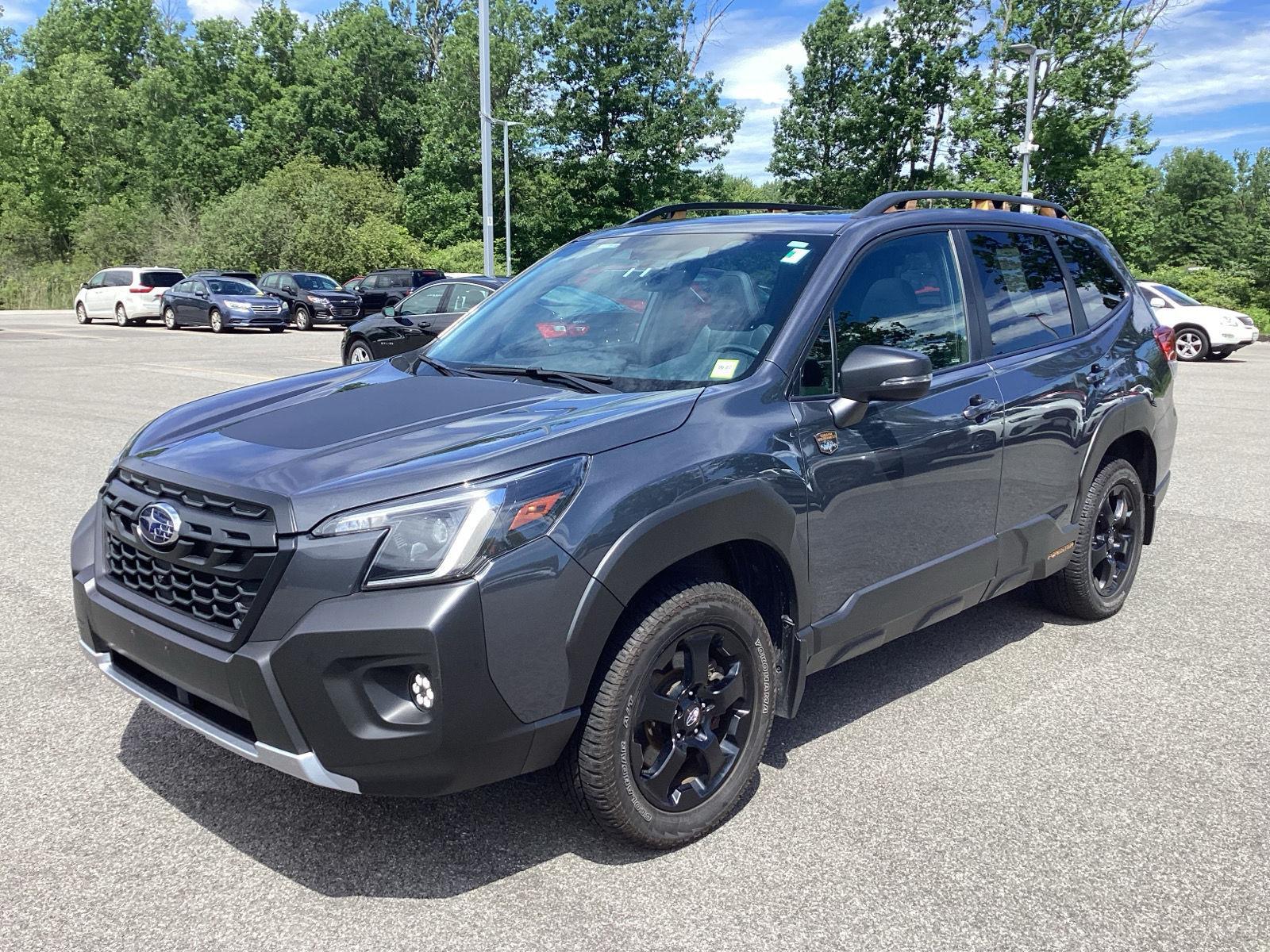 Used 2024 Magnetite Gray Metallic Subaru Wilderness image 3