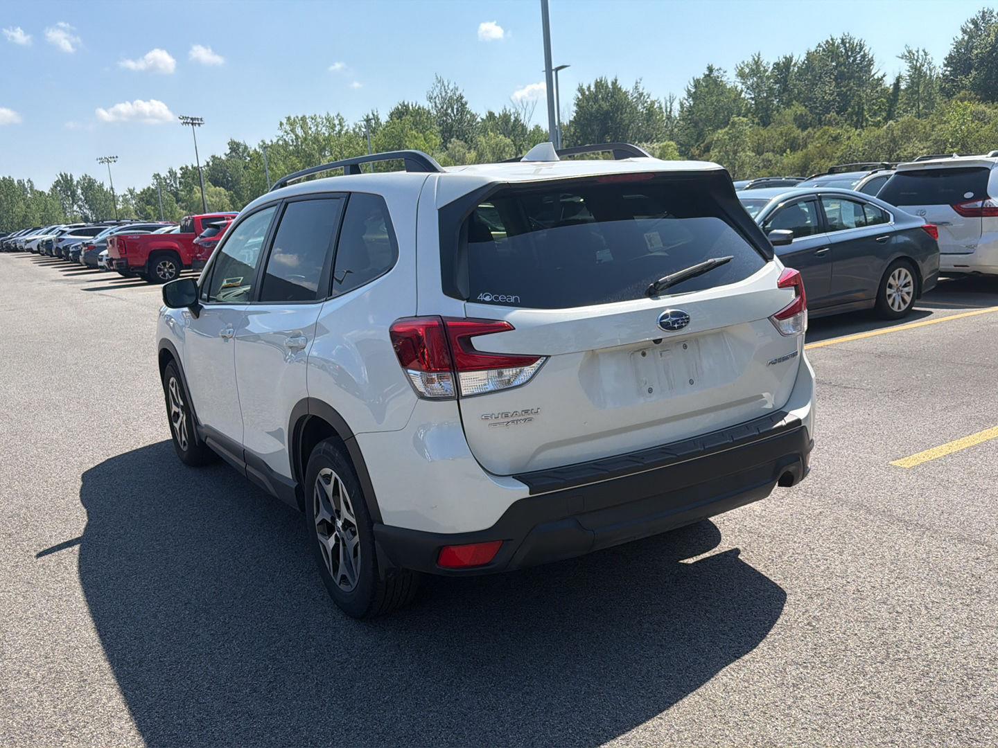 Used 2021 Crystal White Pearl Subaru Premium image 6