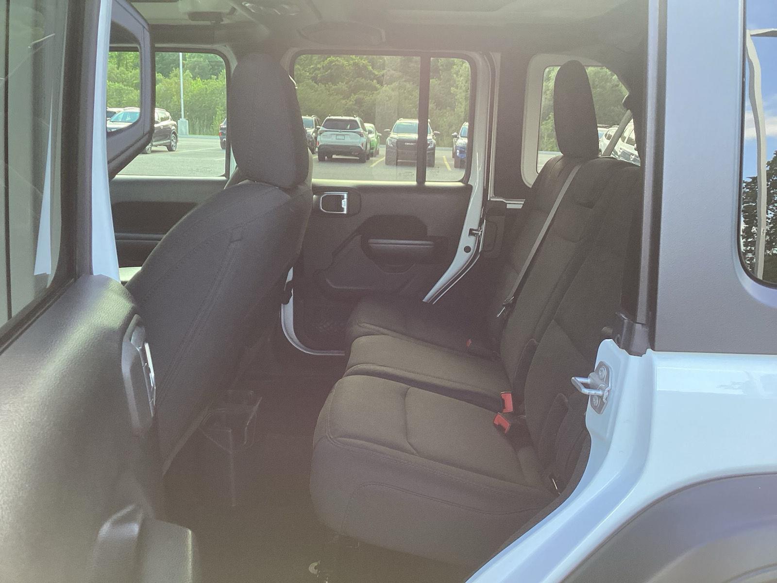 Used 2021 Bright White Clearcoat Jeep Unlimited Sport Altitude image 12