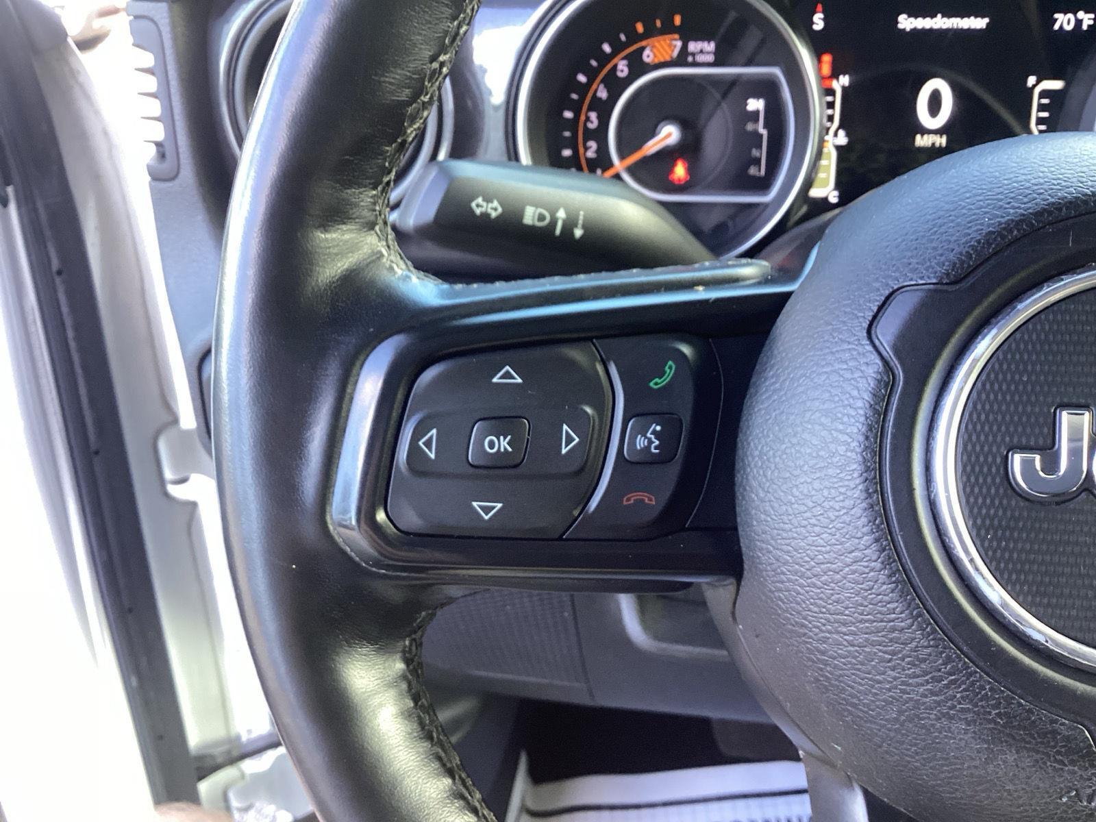Used 2021 Bright White Clearcoat Jeep Unlimited Sport Altitude image 16