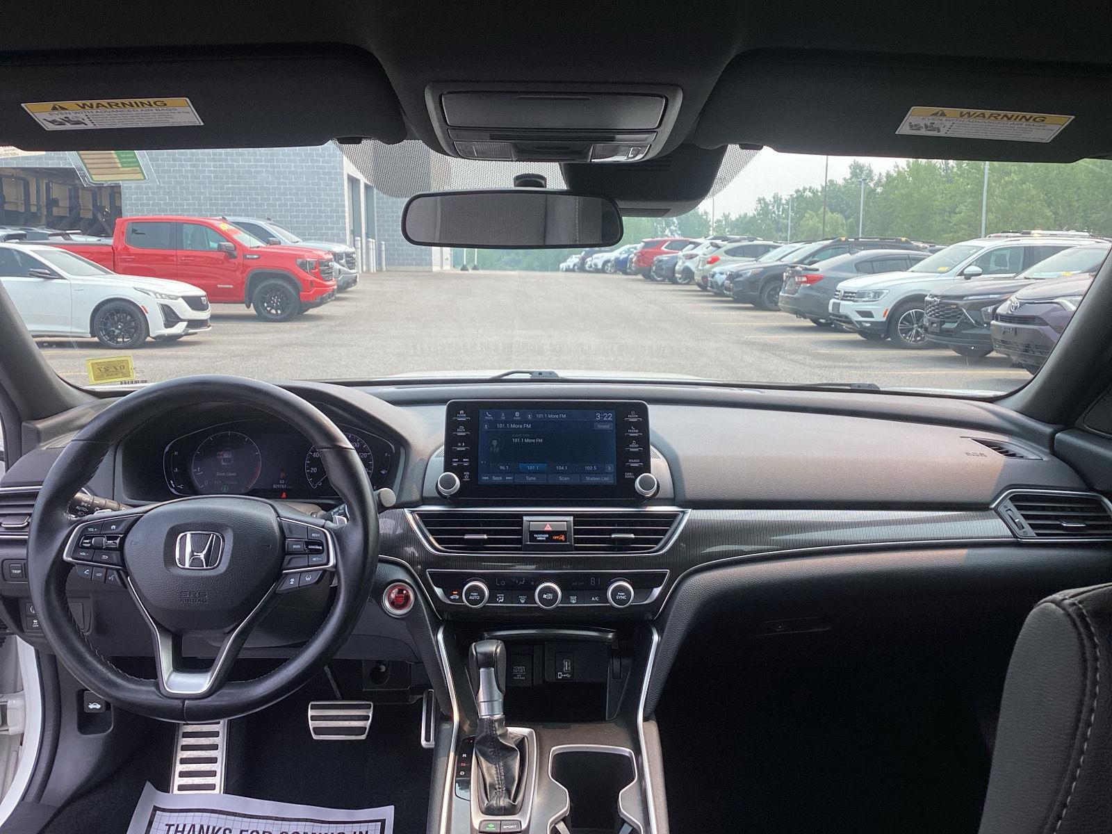 Used 2020 Platinum White Pearl Honda Sport image 24