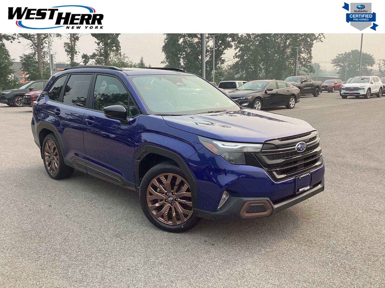 Sapphire Blue Pearl 2026 Subaru Forester SUV / Crossover All-Wheel Drive Continuously Variable Transmission