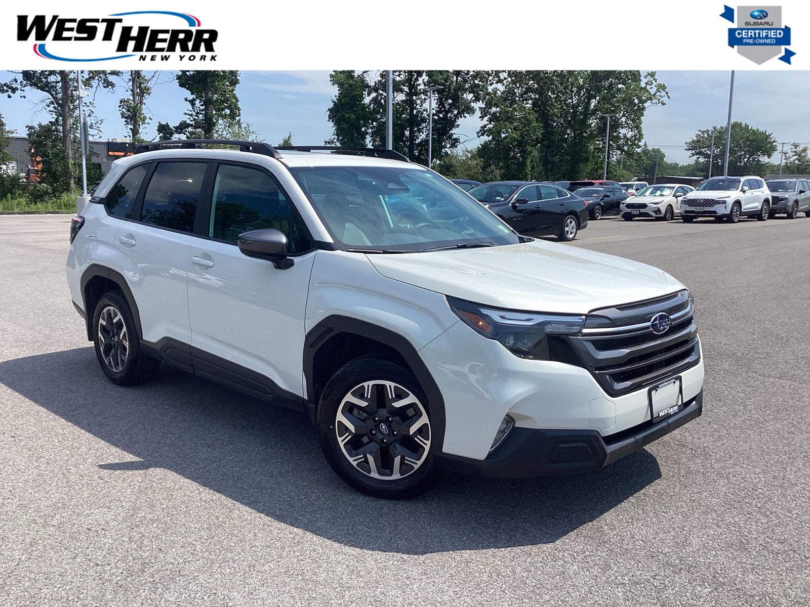 Crystal White Pearl 2026 Subaru Forester SUV / Crossover All-Wheel Drive Continuously Variable Transmission