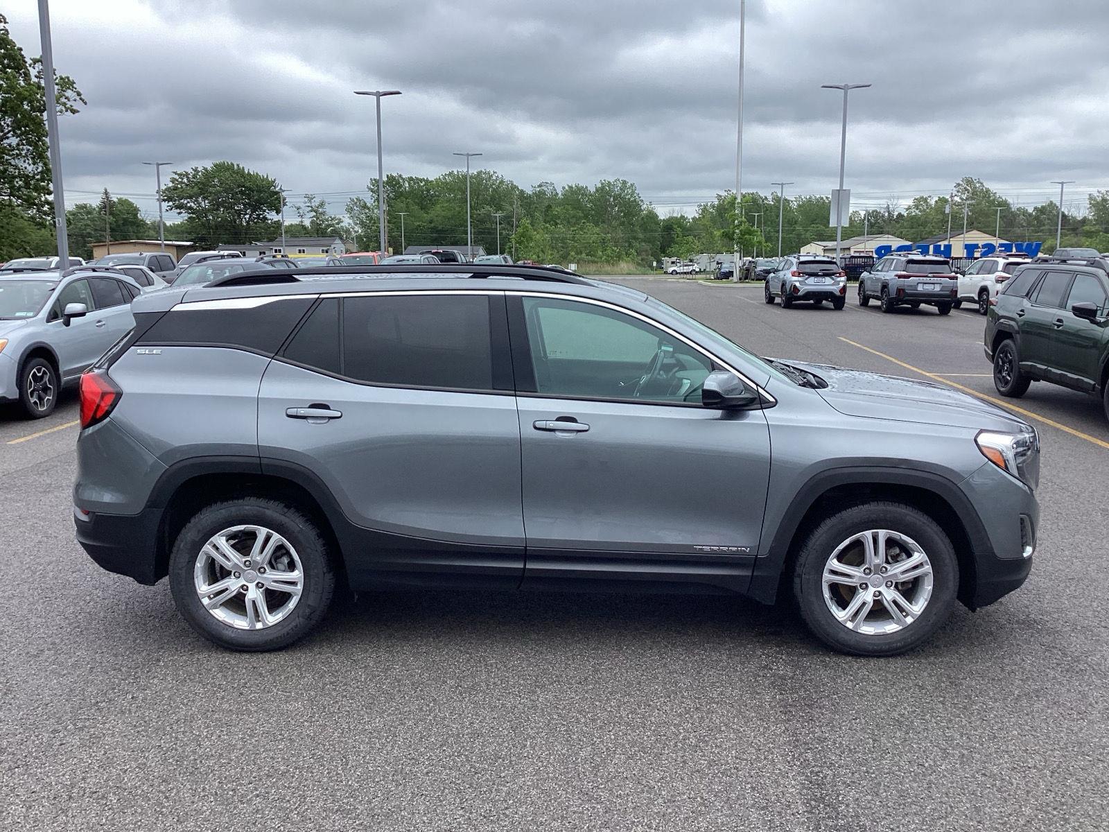 Used 2020 Satin Steel Metallic GMC SLE image 10
