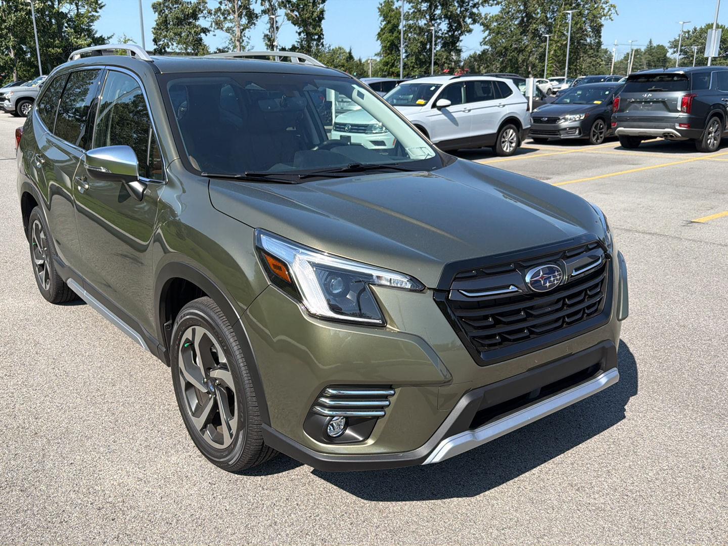 Certified Used 2023 Autumn Green Metallic Subaru Touring image 2