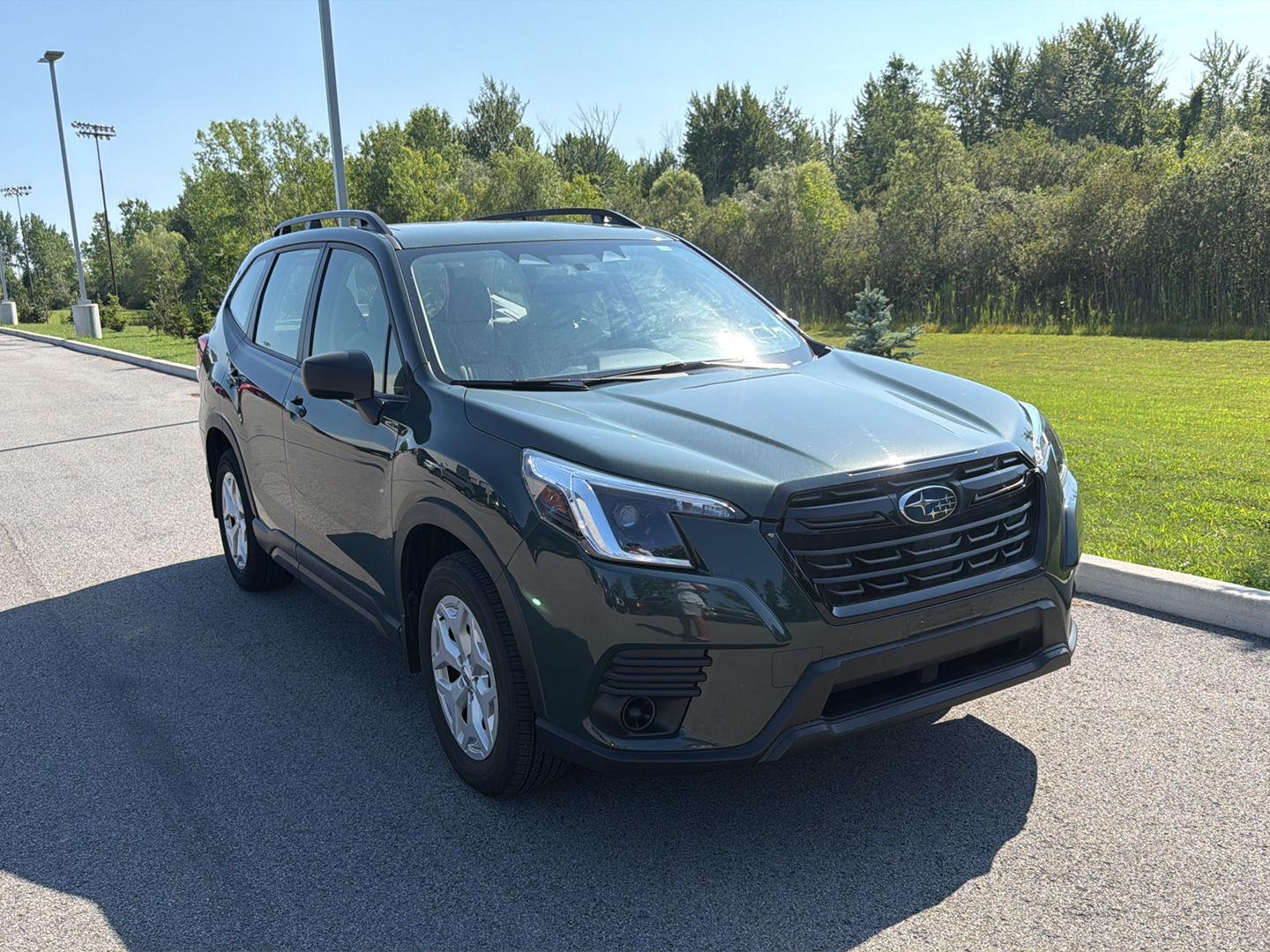 Certified Used 2023 Cascade Green Silica Subaru Base image 2