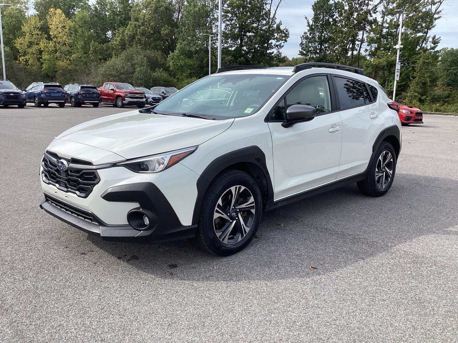 Certified Used 2024 Crystal White Pearl Subaru Premium image 3