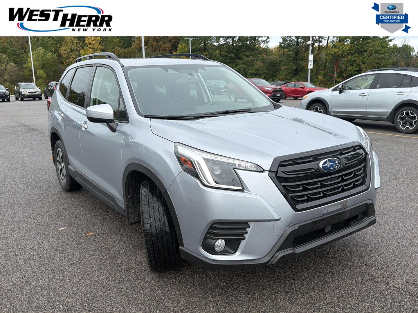 Ice Silver Metallic 2023 Subaru Forester SUV / Crossover All-Wheel Drive Continuously Variable Transmission