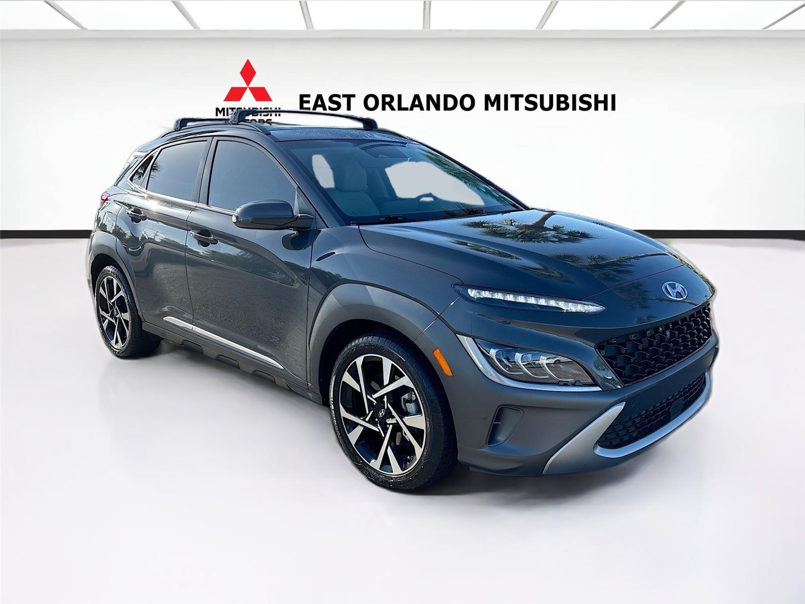 Ecotronic Gray 2023 Hyundai Kona Limited FWD SUV / Crossover Front-Wheel Drive Automatic