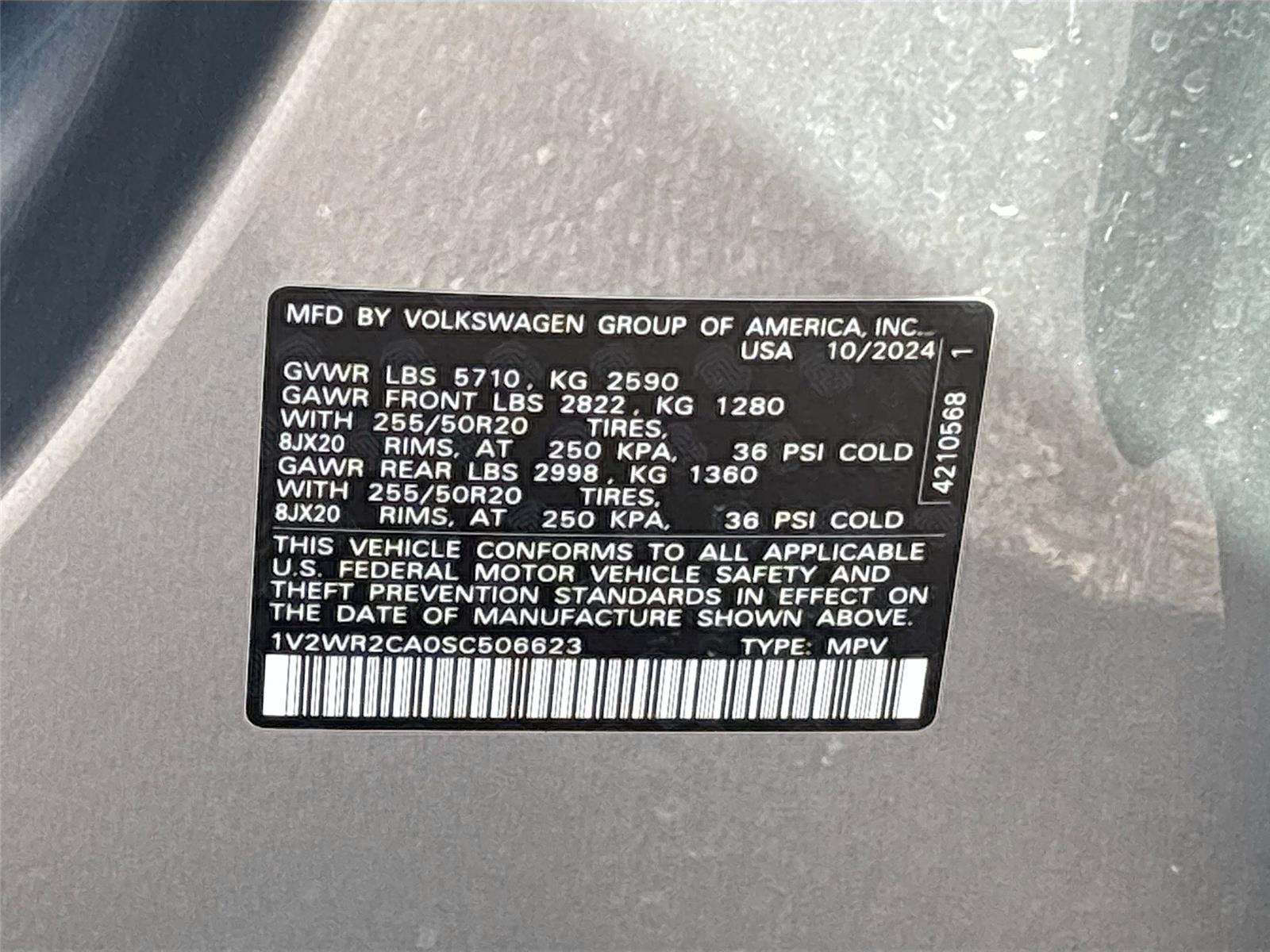 2025 Volkswagen Atlas 2.0T SE w/Technology