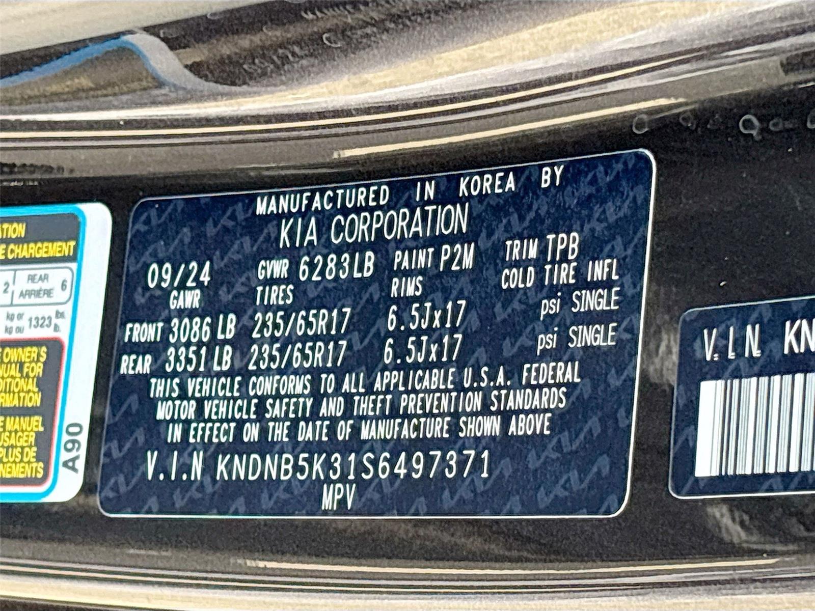 2025 Kia Carnival LXS