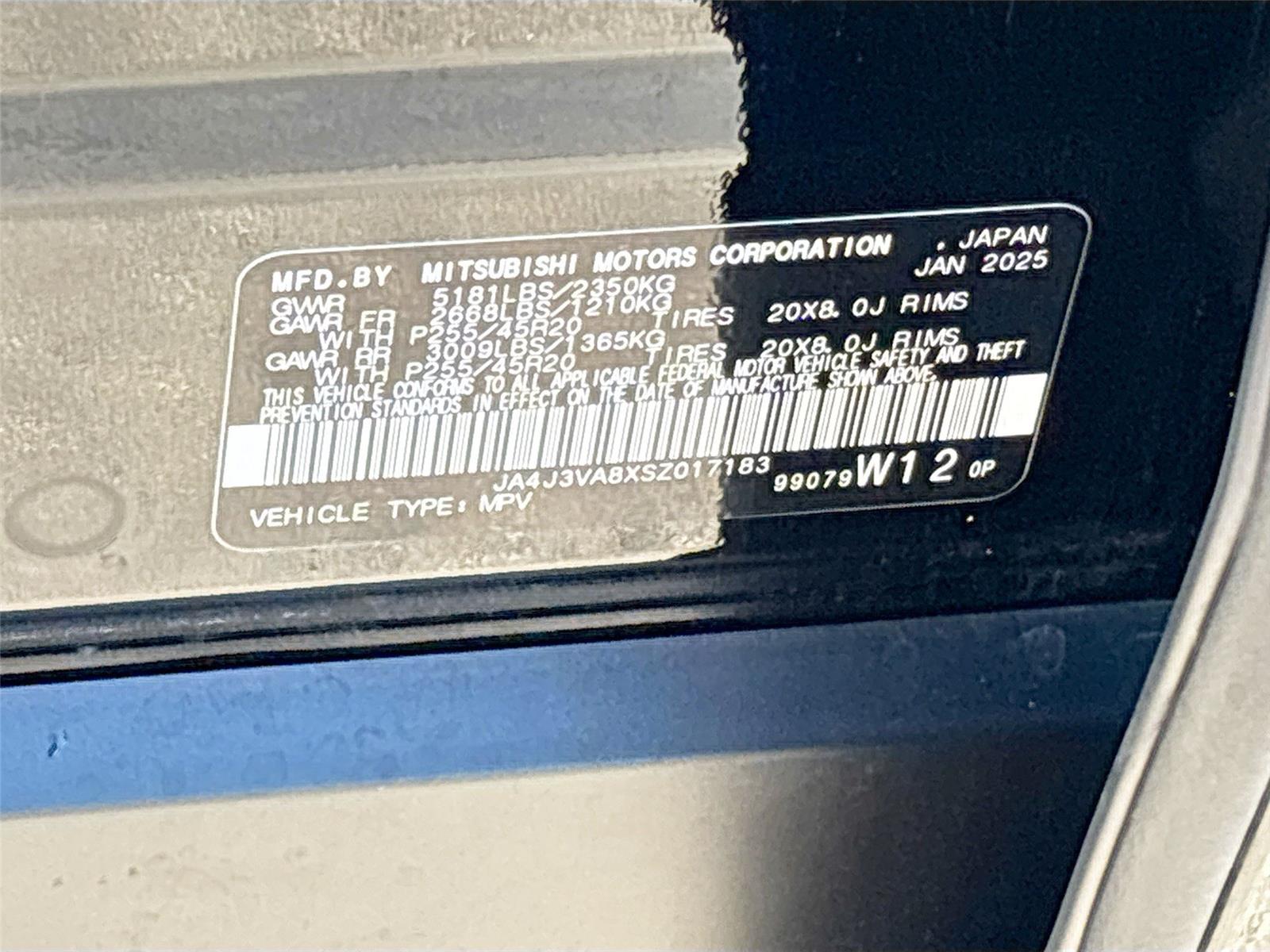 2025 Mitsubishi Outlander SE