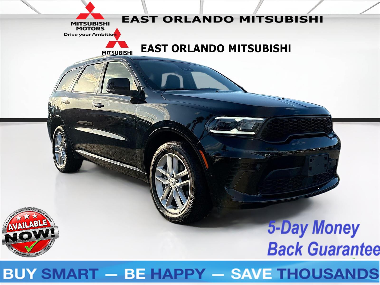 DB Black Clearcoat 2025 Dodge Durango SUV / Crossover All-Wheel Drive 8-Speed Automatic