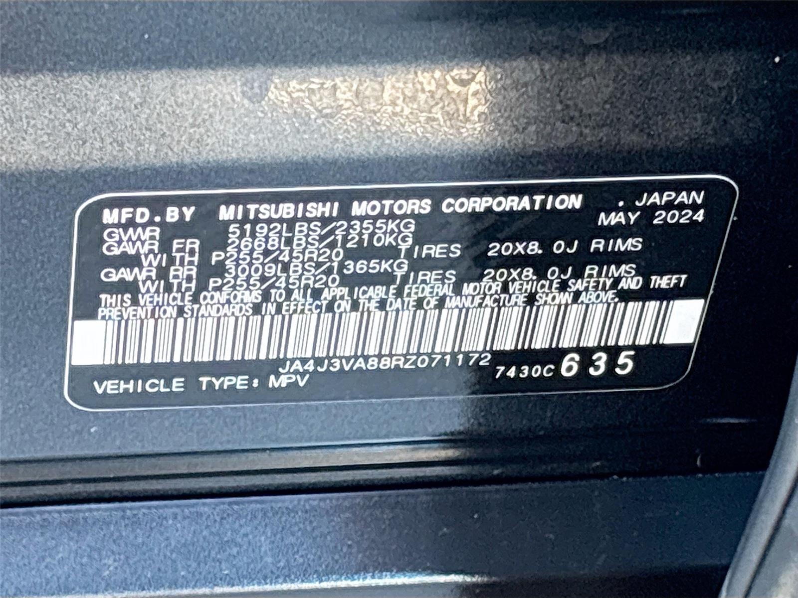 2024 Mitsubishi Outlander SE
