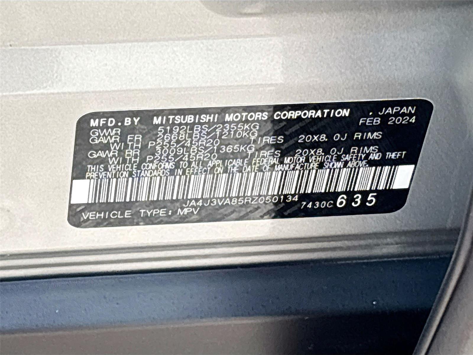2024 Mitsubishi Outlander SE