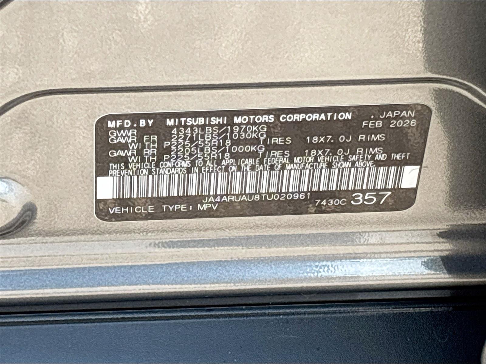 2026 Mitsubishi Outlander Sport ES