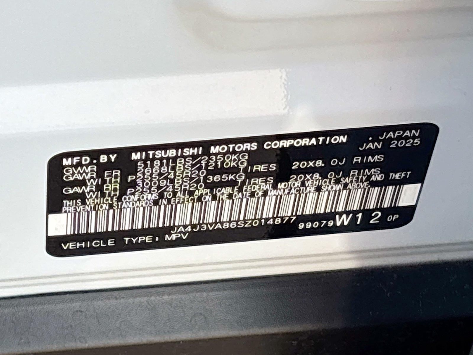 2025 Mitsubishi Outlander SE