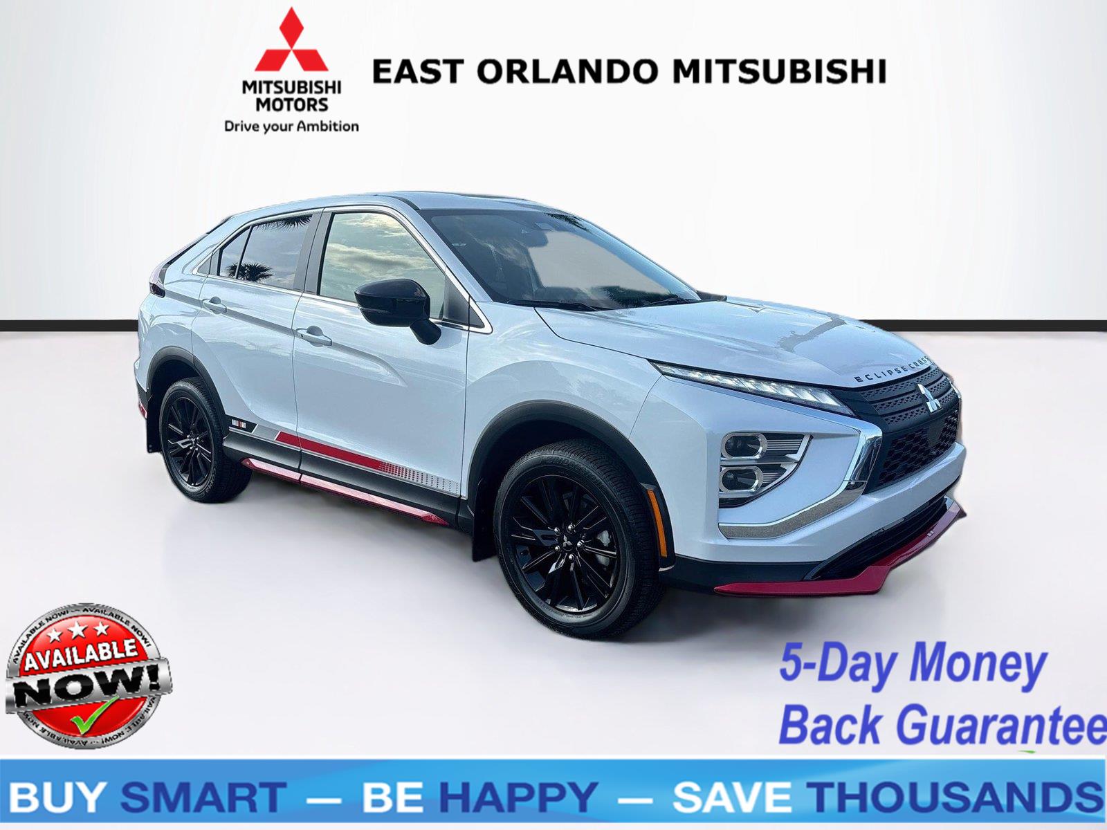 White Diamond 2024 Mitsubishi Eclipse Cross SUV / Crossover All-Wheel Drive Continuously Variable Transmission