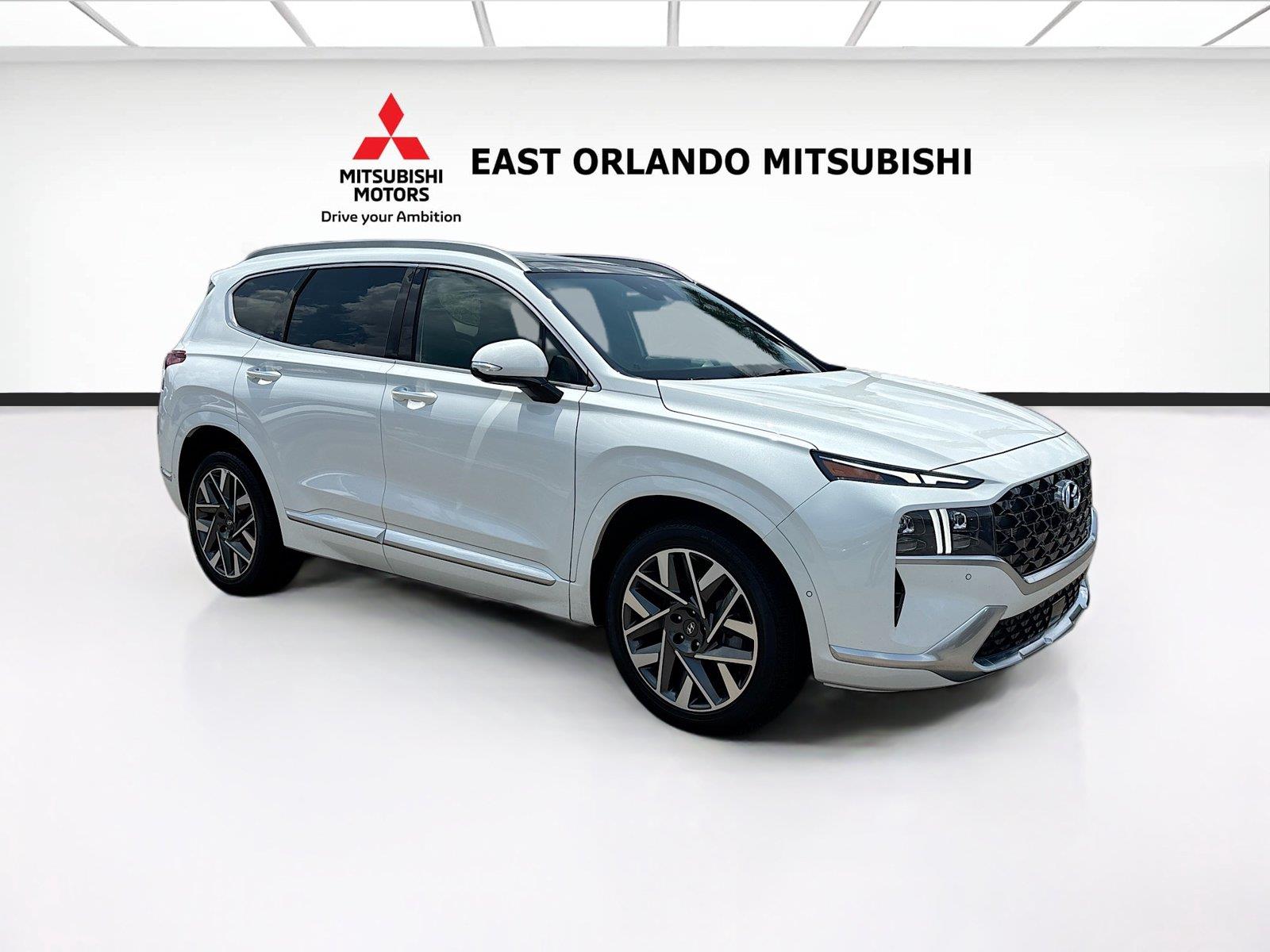 Quartz White 2022 Hyundai Santa Fe SUV / Crossover Front-Wheel Drive Automatic