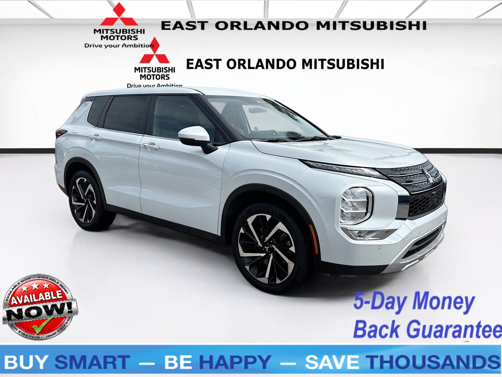 White Diamond 2024 Mitsubishi Outlander SUV / Crossover Front-Wheel Drive Continuously Variable Transmission