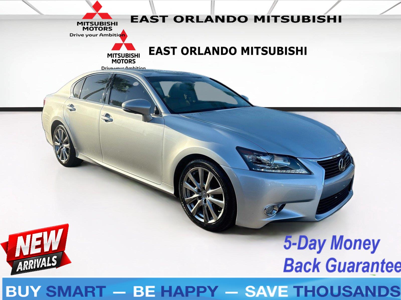 Silver 2015 Lexus GS Sedan Rear-Wheel Drive Automatic