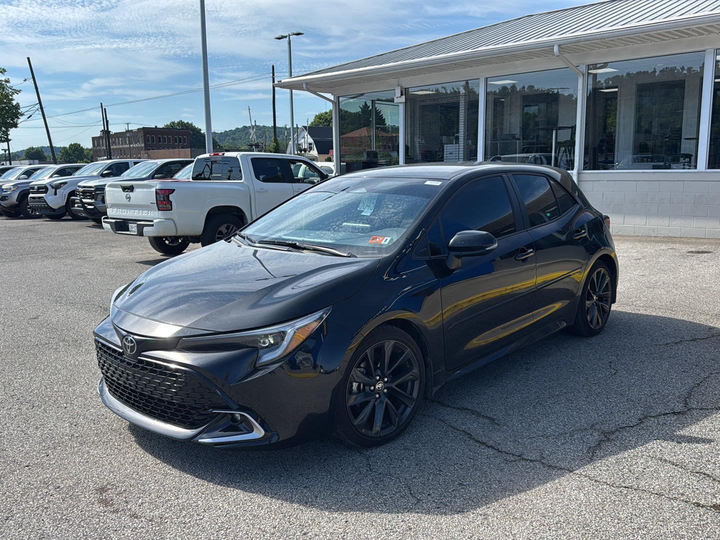 Midnight Black Metallic 2025 Toyota Corolla Hatchback Hatchback Front-Wheel Drive Continuously Variable Transmission