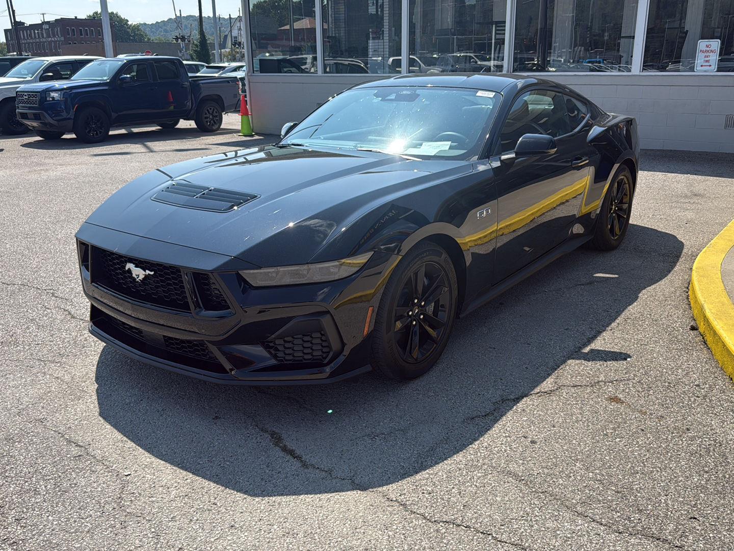 Shadow Black 2026 Ford Mustang Coupe Rear-Wheel Drive 6-Speed Manual